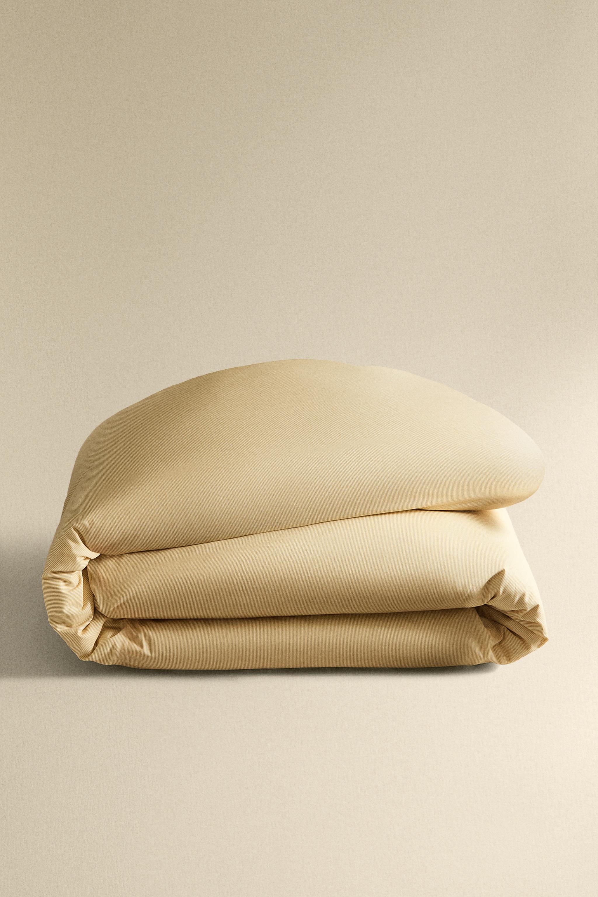 REVERSIBLE STRIPED DUVET COVER